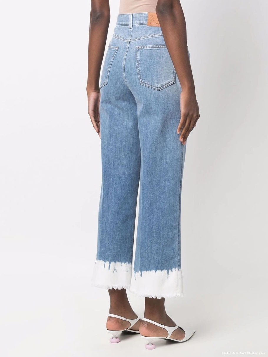 Affordable cropped high-rise Women McCartney Stella jeans 0813